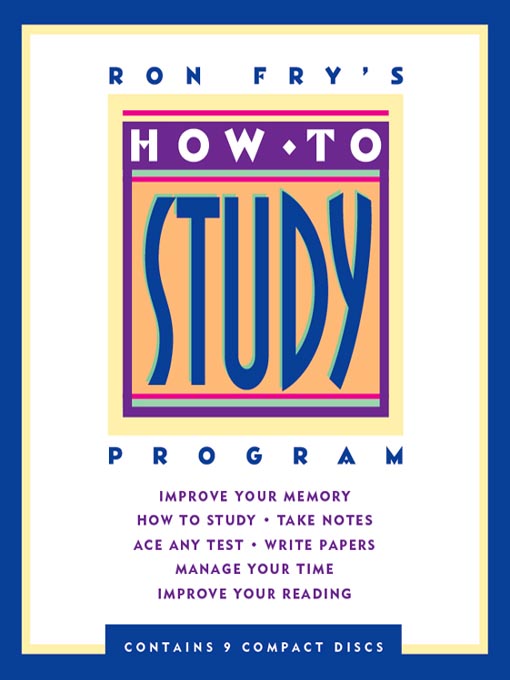Title details for How to Study Program by Ron Fry - Available